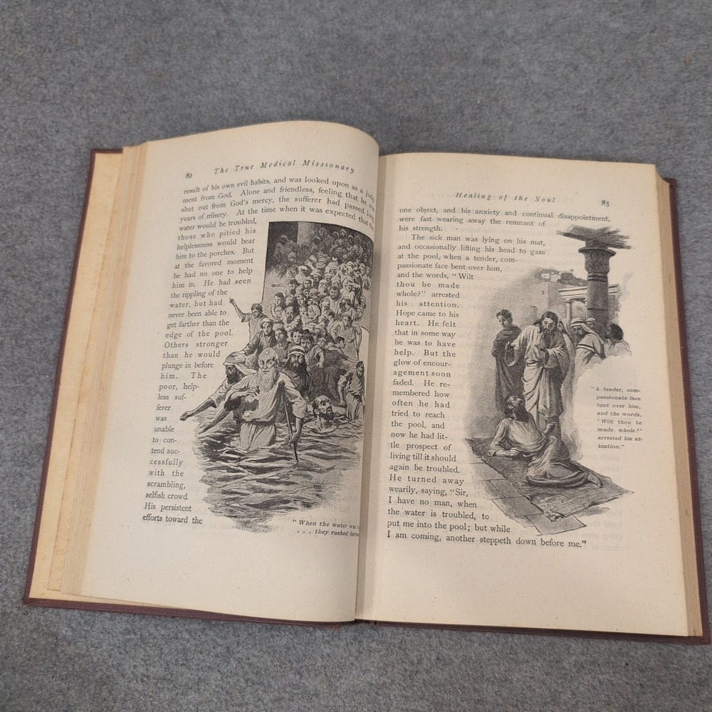 The Ministry of Healing Ellen G White 1942 Pacific Press Religious Health Book - Picture 8 of 8